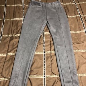Brand New Suede High Waist Leggings